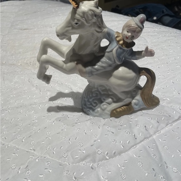 Vintage aldon fine porcelain unicorn and clown music figurine - Picture 4 of 6